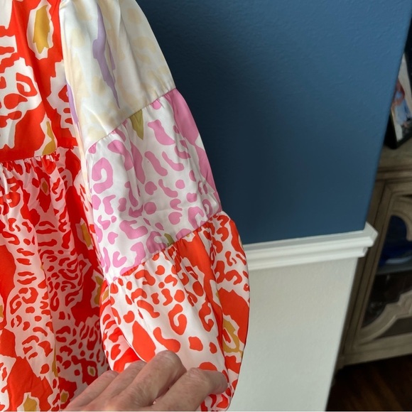 NWOT - Stunning Women's Multicolor Patterned Top - Size Large - Picture 6 of 8